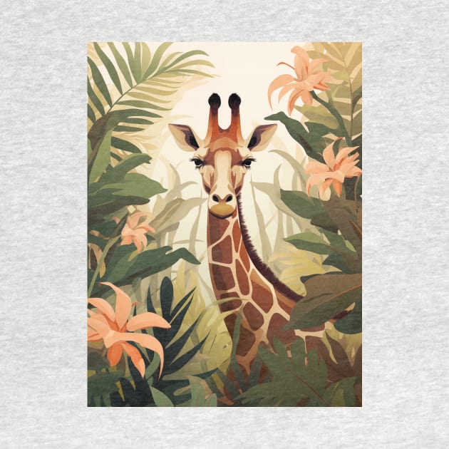 Giraffe in the Jungle by JunkyDotCom